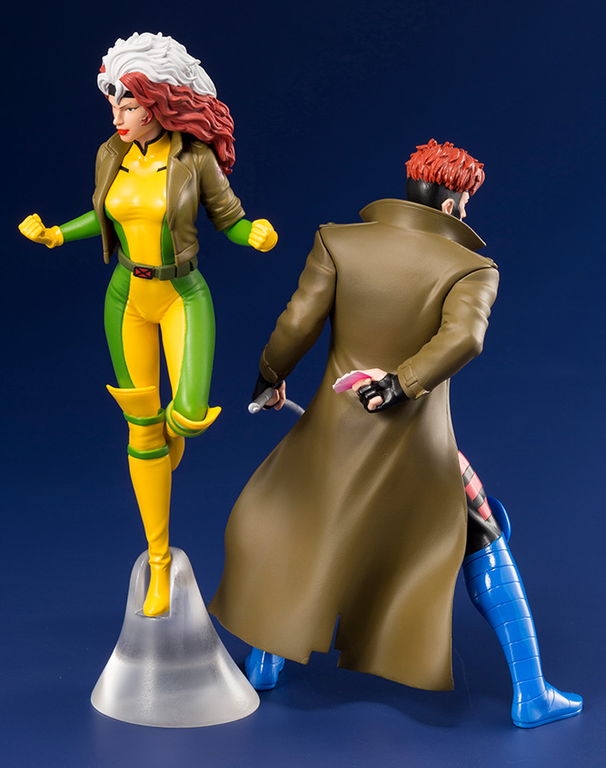 ARTFX+/ マーベルユニバース X-MEN: ガンビット＆ローグ 1/10 PVC 2パック - イメージ画像3