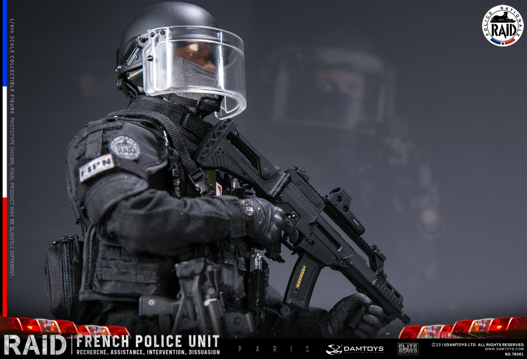 エリートシリーズ/ フランス 国家警察特別介入部隊 RAID 1/6 アクションフィギュア 78061 - イメージ画像10