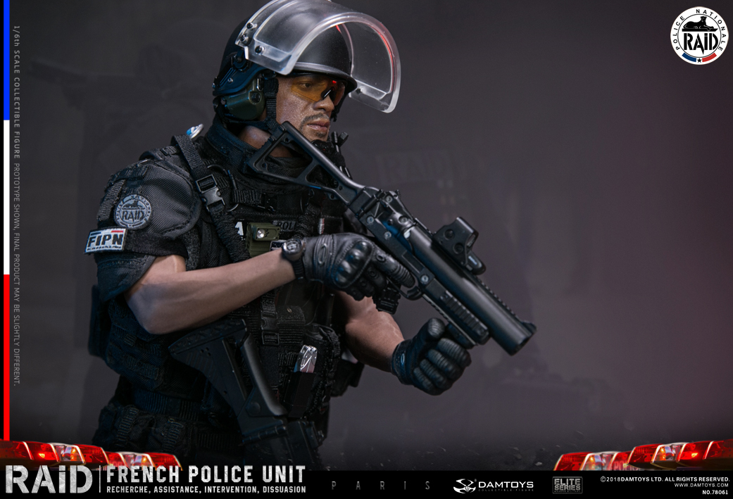 エリートシリーズ/ フランス 国家警察特別介入部隊 RAID 1/6 アクションフィギュア 78061 - イメージ画像17