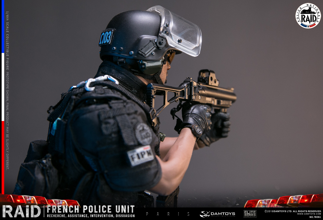 エリートシリーズ/ フランス 国家警察特別介入部隊 RAID 1/6 アクションフィギュア 78061 - イメージ画像19