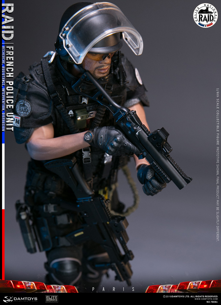 エリートシリーズ/ フランス 国家警察特別介入部隊 RAID 1/6 アクションフィギュア 78061 - イメージ画像22