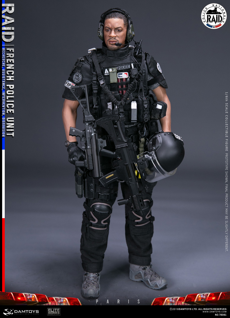 エリートシリーズ/ フランス 国家警察特別介入部隊 RAID 1/6 アクションフィギュア 78061 - イメージ画像24