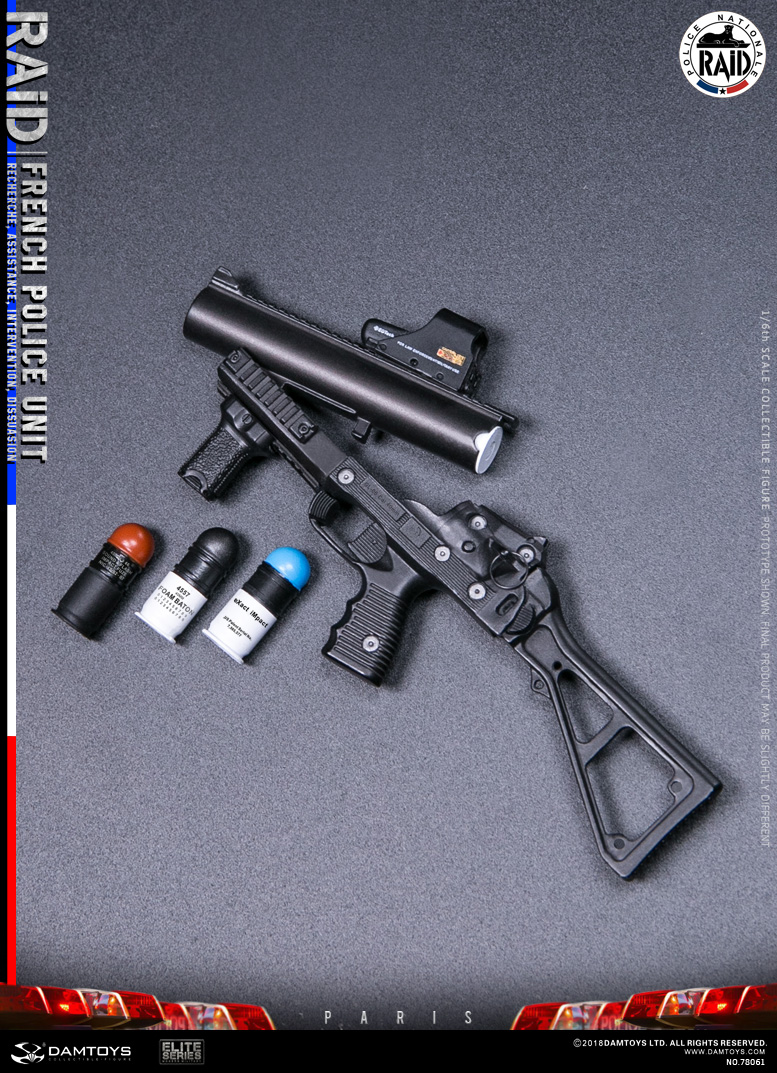 エリートシリーズ/ フランス 国家警察特別介入部隊 RAID 1/6 アクションフィギュア 78061 - イメージ画像36