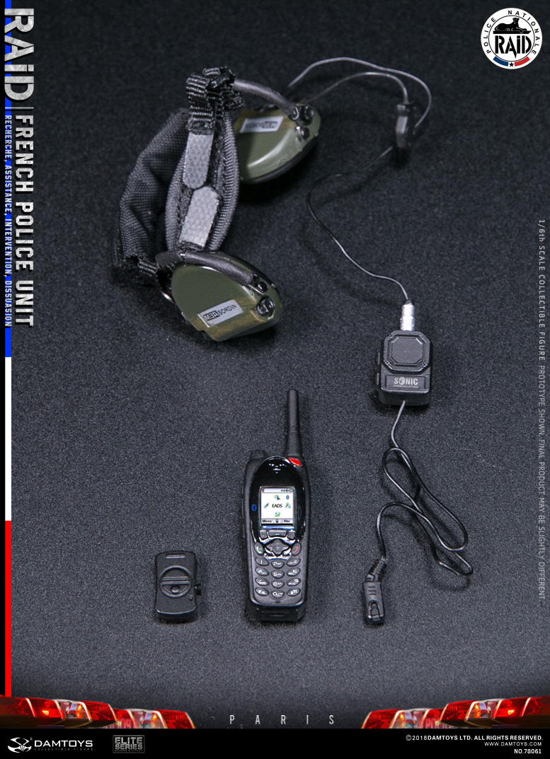 エリートシリーズ/ フランス 国家警察特別介入部隊 RAID 1/6 アクションフィギュア 78061 - イメージ画像37