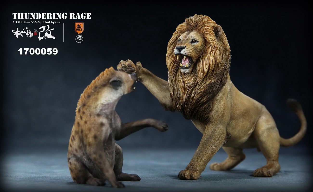 ライオン vs ハイエナ 1/12 スタチュー プライマリーカラー ver 1700059 - イメージ画像1