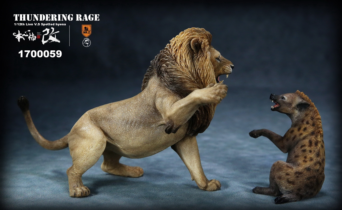 ライオン vs ハイエナ 1/12 スタチュー プライマリーカラー ver 1700059 - イメージ画像4