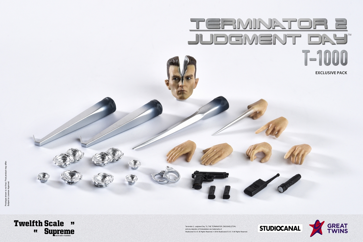 【発売中止】ターミネーター2 T2/ T-1000 1/12 シュプリーム アクションフィギュア DX ver - イメージ画像5