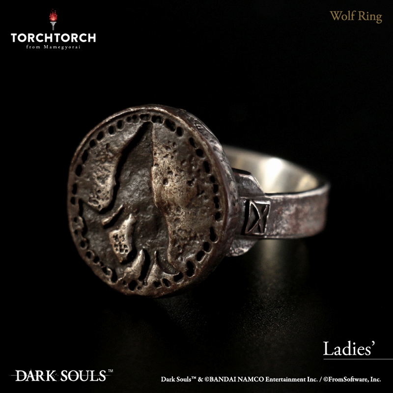 ダークソウル × TORCH TORCH/ リングコレクション: 狼の指輪 レディースモデル 7号 - イメージ画像3