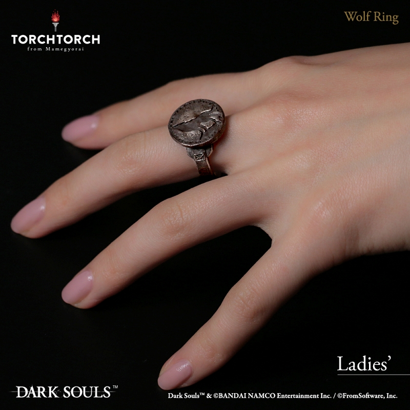 ダークソウル × TORCH TORCH/ リングコレクション: 狼の指輪 レディースモデル 7号 - イメージ画像4