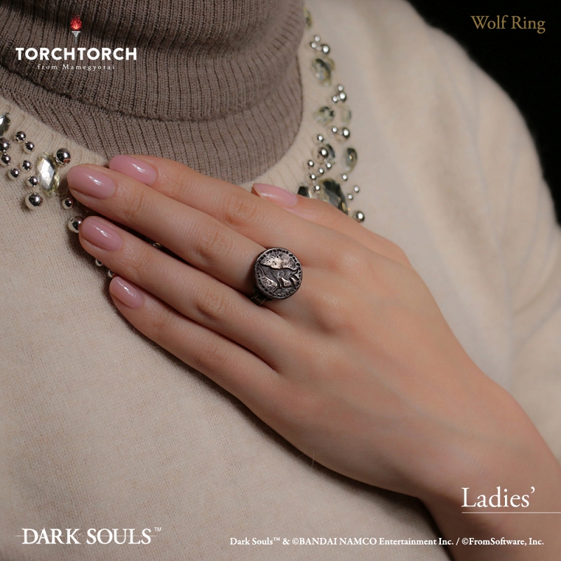 ダークソウル × TORCH TORCH/ リングコレクション: 狼の指輪 レディースモデル 7号 - イメージ画像5
