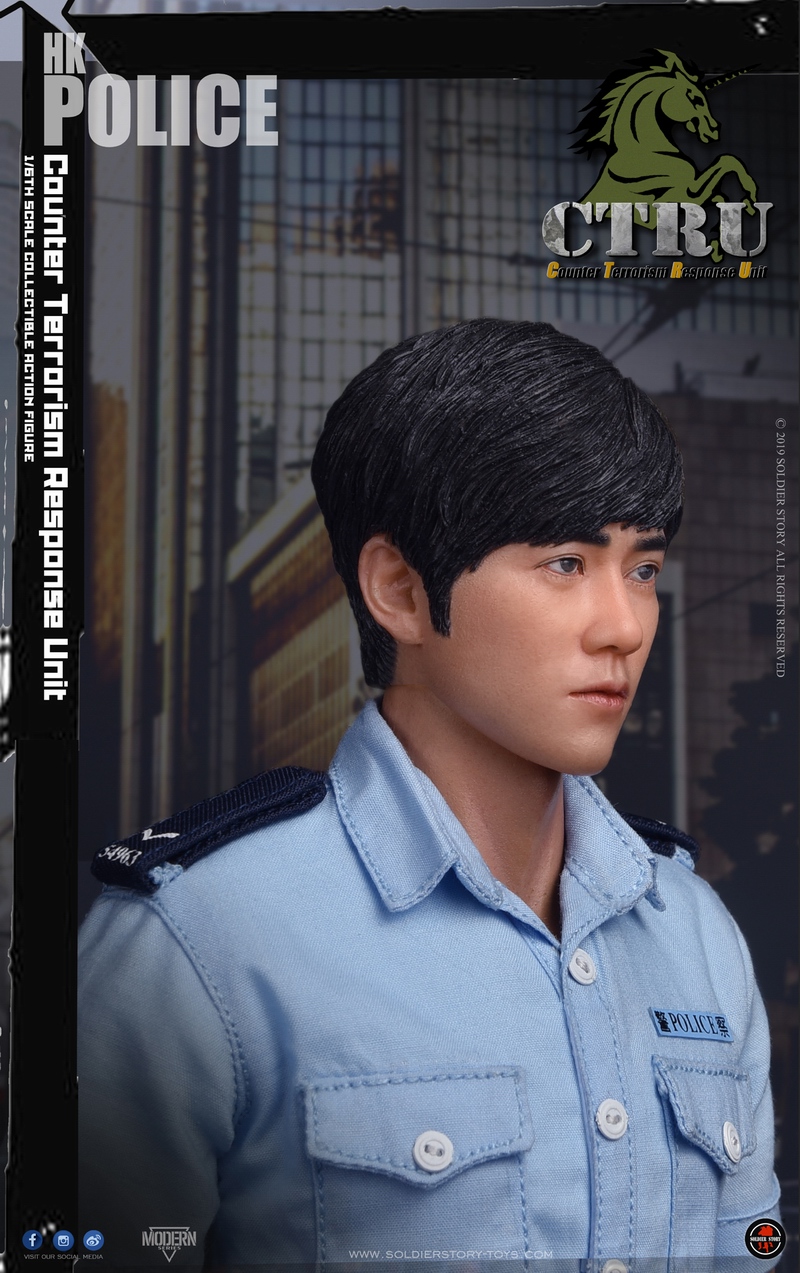 香港警察 反恐特勤隊 CTRU 1/6 アクションフィギュア SS115 - イメージ画像14
