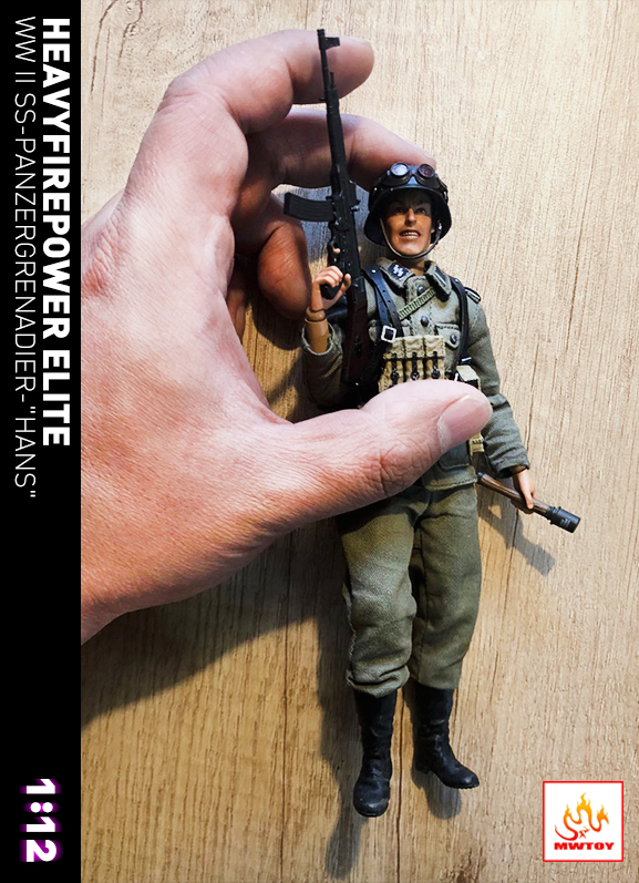 【発売中止】WW.II SS パンツァーグレネーダー ヘヴィファイヤーパワーエリート ハンス 1/12 アクションフィギュア MW001 - イメージ画像11