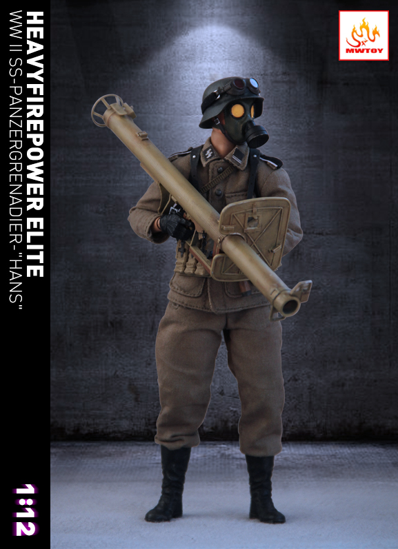 【発売中止】WW.II SS パンツァーグレネーダー ヘヴィファイヤーパワーエリート ハンス 1/12 アクションフィギュア MW001 - イメージ画像5