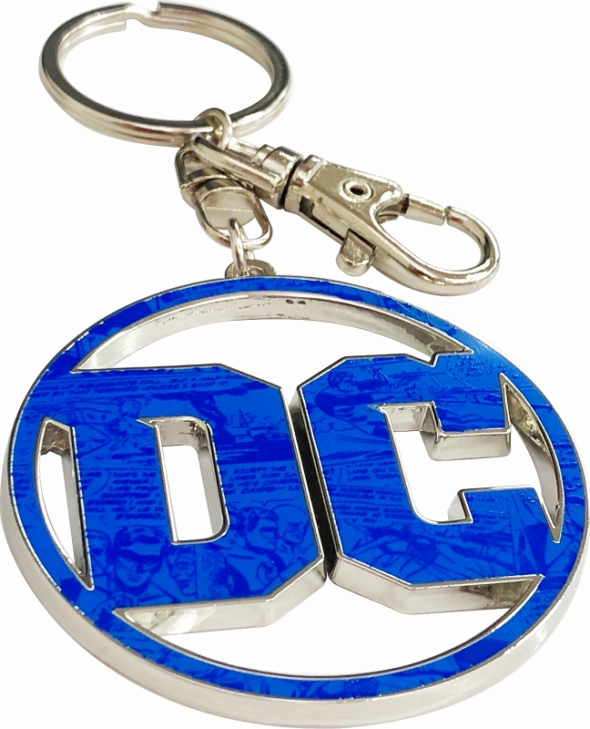 Dcコミックス Dc ロゴ メタルキーホルダー Ike141 Dc インロック