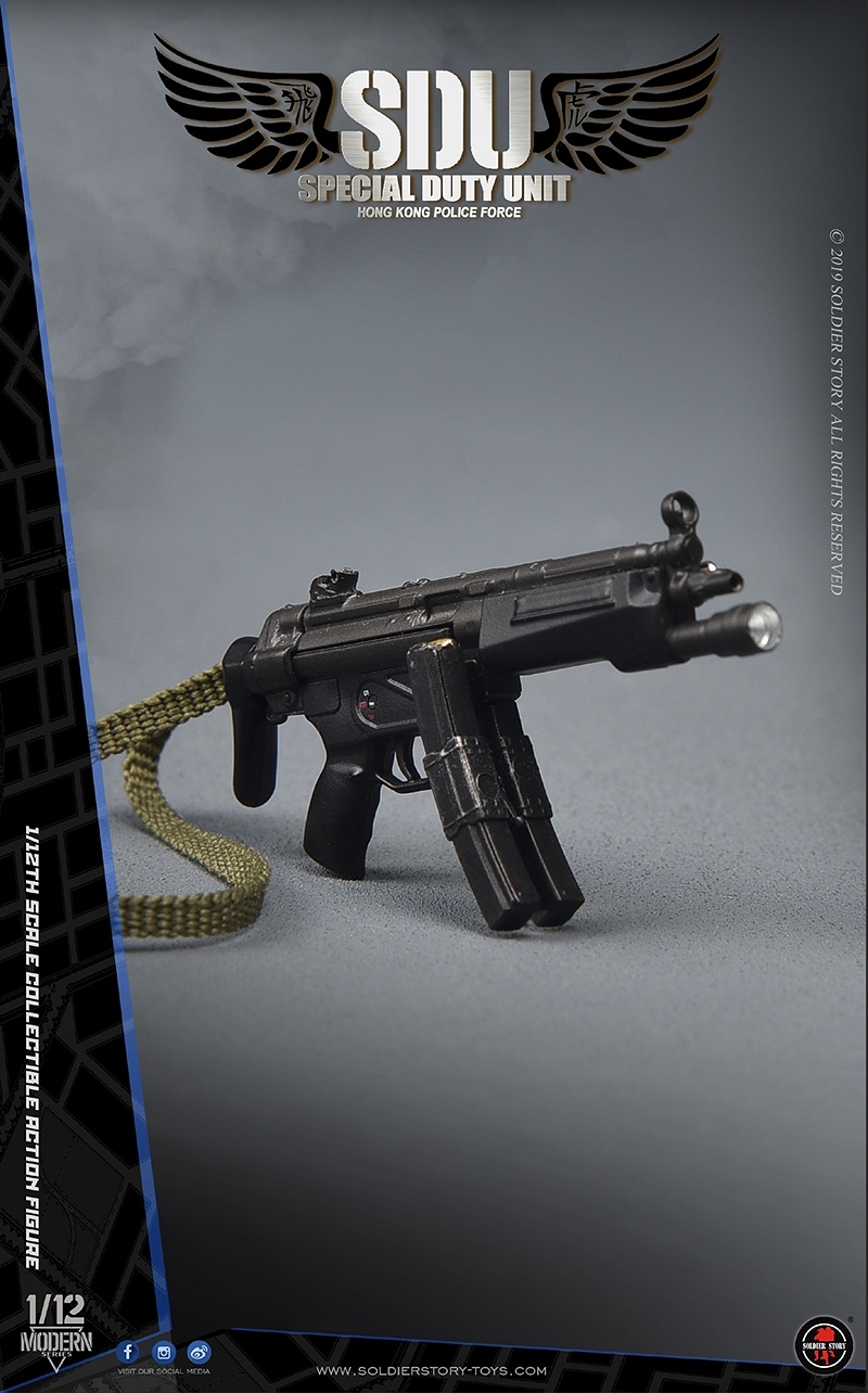 香港警察 特別任務連 SDU キャナインハンドラー 1/12 アクションフィギュア SSM003 - イメージ画像22