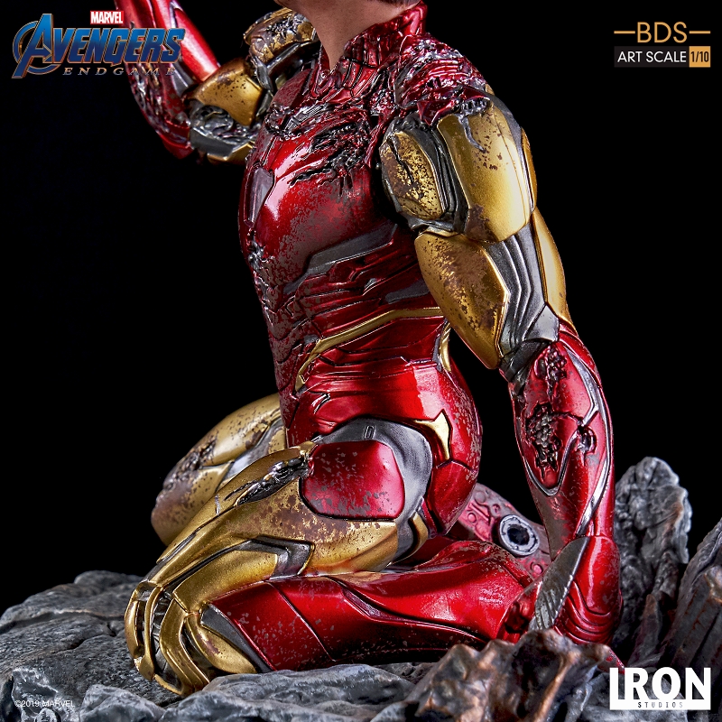 アベンジャーズ エンドゲーム/ I am Iron Man トニー・スターク 1/10 バトルジオラマシリーズ アートスケール スタチュー - イメージ画像11