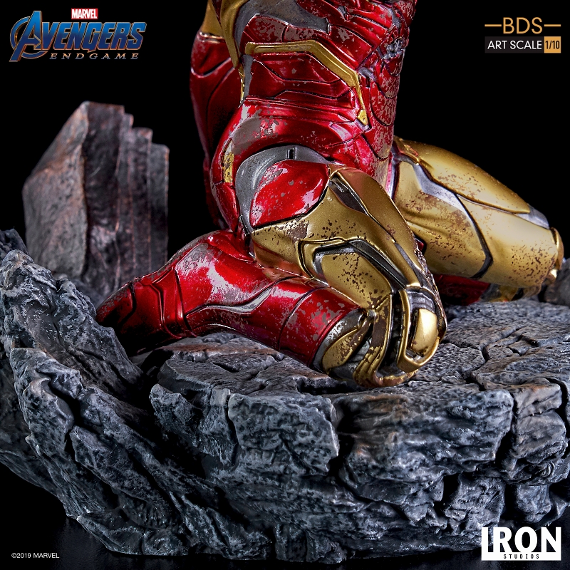 アベンジャーズ エンドゲーム/ I am Iron Man トニー・スターク 1/10 バトルジオラマシリーズ アートスケール スタチュー - イメージ画像12