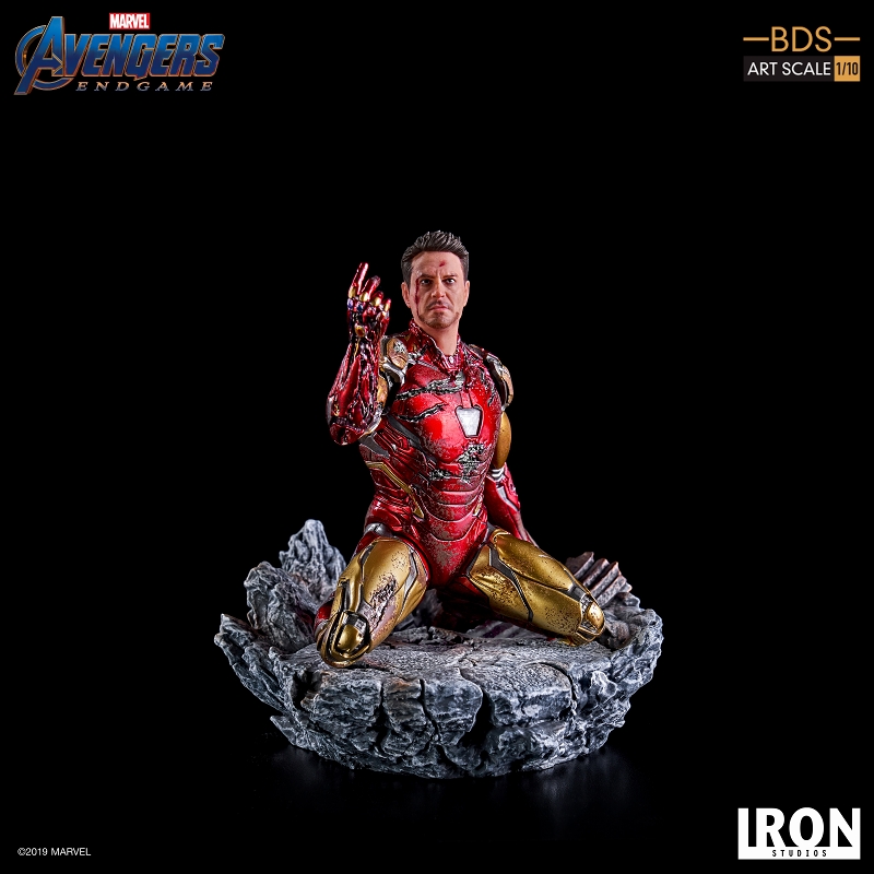 アベンジャーズ エンドゲーム/ I am Iron Man トニー・スターク 1/10 バトルジオラマシリーズ アートスケール スタチュー - イメージ画像6