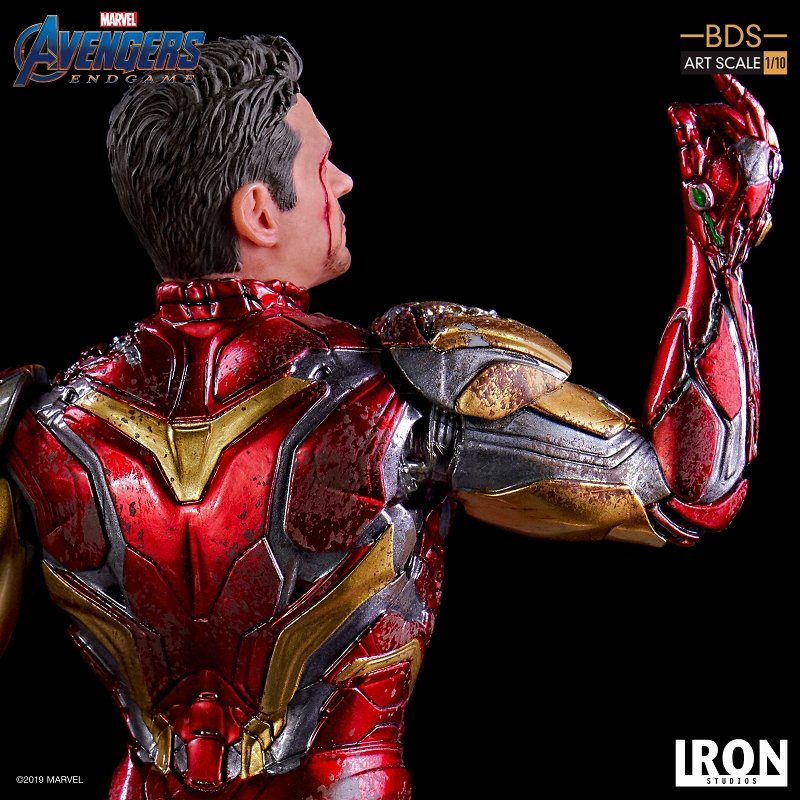 アベンジャーズ エンドゲーム/ I am Iron Man トニー・スターク 1/10 バトルジオラマシリーズ アートスケール スタチュー - イメージ画像8