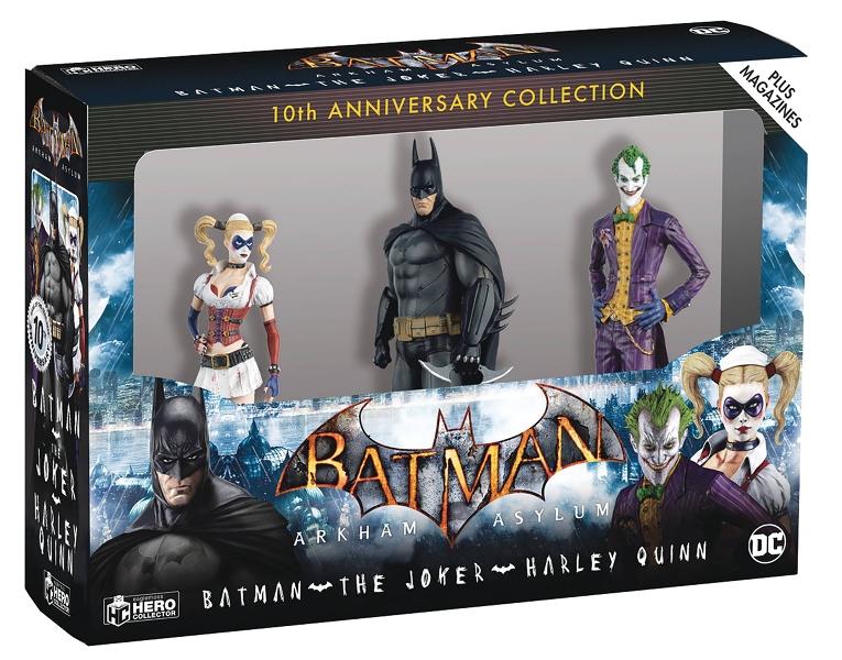 DC バットマン アーカム・アサイラム フィギュアコレクション/ バットマン vs ジョーカー＆ハーレイ・クイン ボックスセット - イメージ画像1
