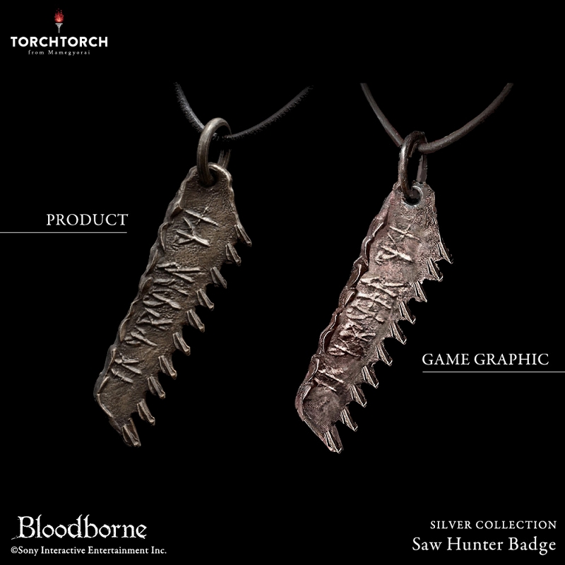 Bloodborne × TORCH TORCH/ シルバーコレクション: ノコギリの狩人証 レディースモデル - イメージ画像5