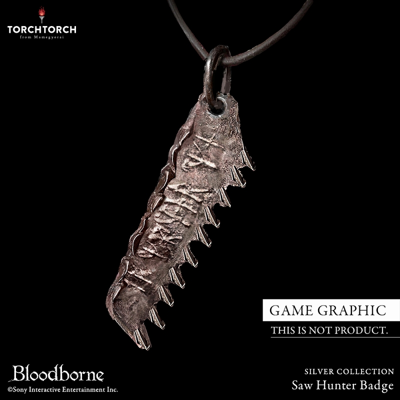 Bloodborne × TORCH TORCH/ シルバーコレクション: ノコギリの狩人証 レディースモデル - イメージ画像6