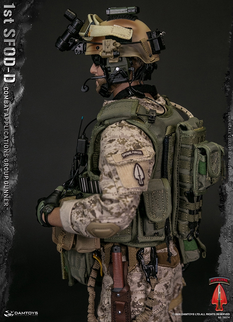 1st SFOD-D 第1特殊部隊デルタ作戦分遣隊 コンバットアプリケーショングループ ガンナー 1/6 アクションフィギュア 78074 - イメージ画像19