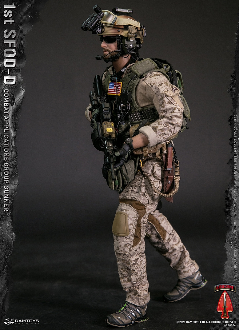 1st SFOD-D 第1特殊部隊デルタ作戦分遣隊 コンバットアプリケーショングループ ガンナー 1/6 アクションフィギュア 78074 - イメージ画像4