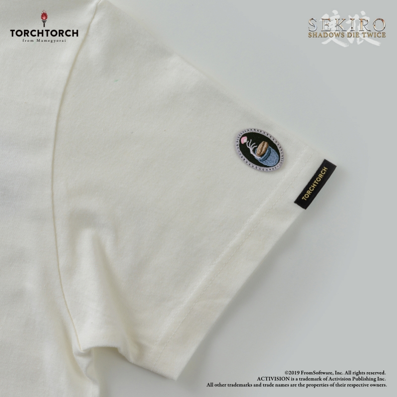 SEKIRO: SHADOWS DIE TWICE × TORCH TORCH/ Tシャツコレクション: 竜胤の御子 生成 レディース Lサイズ - イメージ画像3