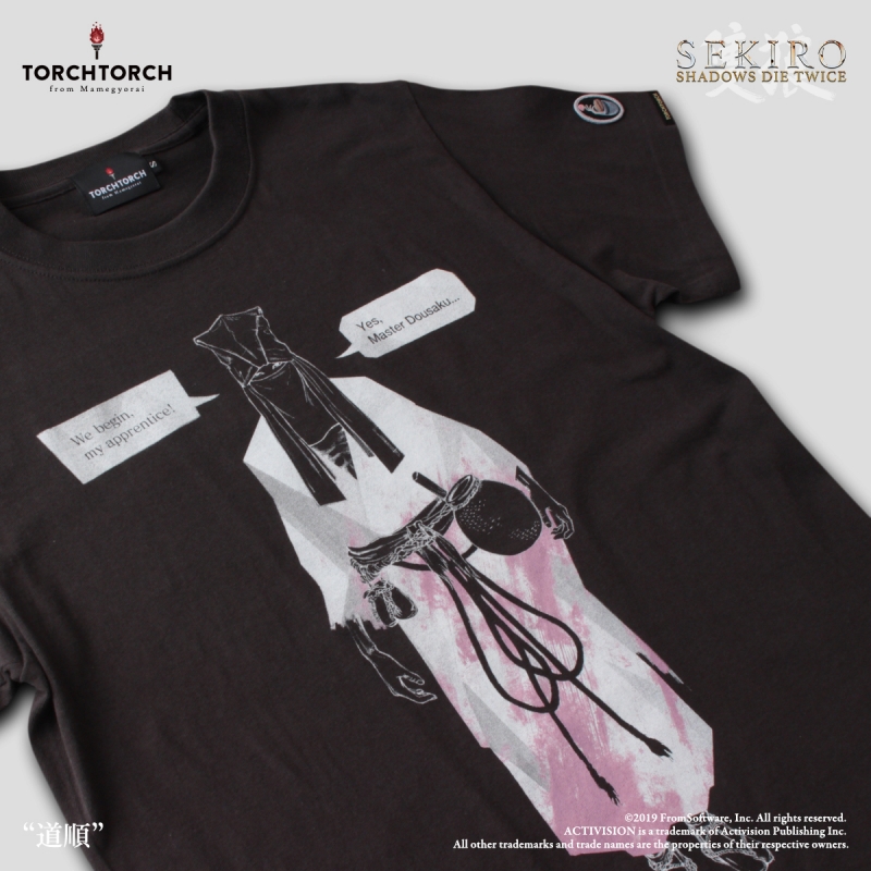 SEKIRO: SHADOWS DIE TWICE × TORCH TORCH/ Tシャツコレクション: 道順 墨 Sサイズ - イメージ画像2