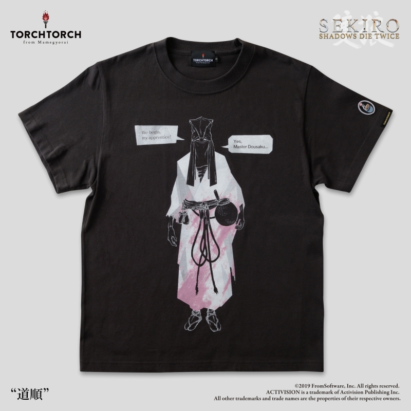 SEKIRO: SHADOWS DIE TWICE × TORCH TORCH/ Tシャツコレクション: 道順 墨 Mサイズ - イメージ画像1