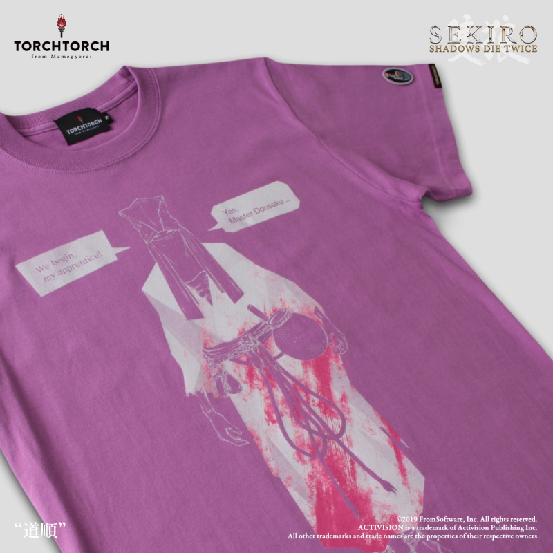 SEKIRO: SHADOWS DIE TWICE × TORCH TORCH/ Tシャツコレクション: 道順 藤紫 レディース Mサイズ - イメージ画像2