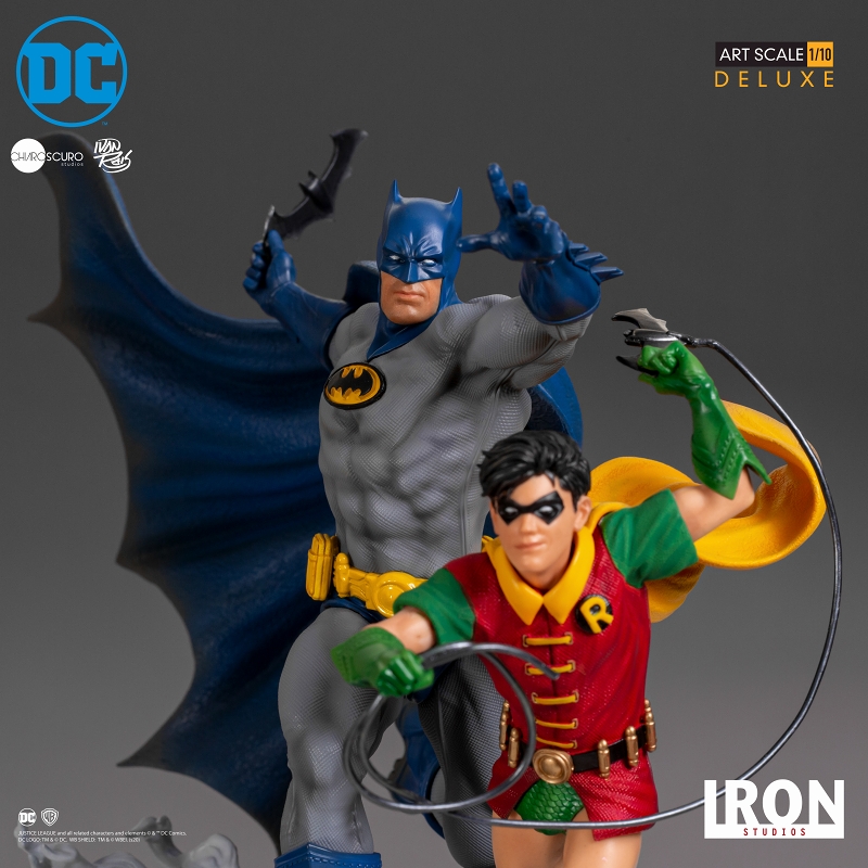 DCコミックス/ ダイナミックデュオ バットマン＆ロビン 1/10 DX アートスケール スタチュー - イメージ画像11