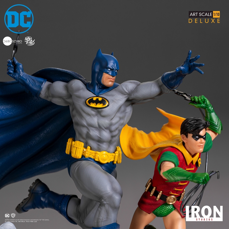DCコミックス/ ダイナミックデュオ バットマン＆ロビン 1/10 DX アートスケール スタチュー - イメージ画像9