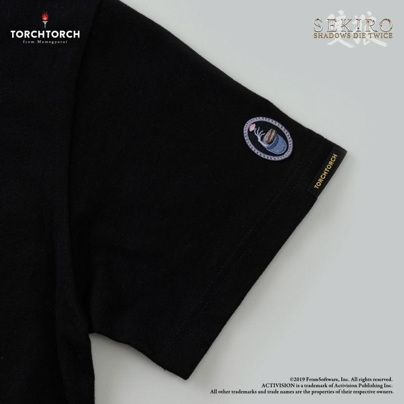 SEKIRO: SHADOWS DIE TWICE × TORCH TORCH/ Tシャツコレクション: 葦名の天狗 黒 レディース Lサイズ - イメージ画像3