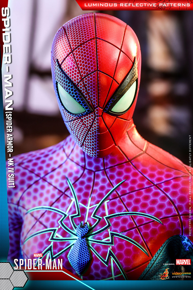Marvel スパイダーマン/ ビデオゲーム・マスターピース 1/6 フィギュア: スパイダーマン スパイダーアーマー Mk-IV スーツ ver - イメージ画像13