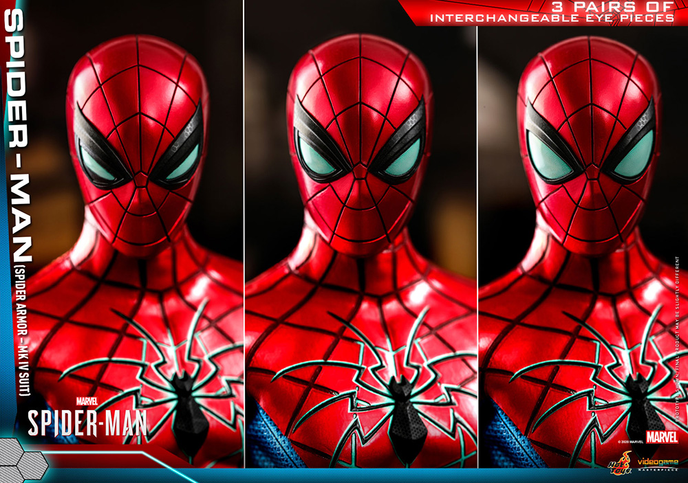 Marvel スパイダーマン/ ビデオゲーム・マスターピース 1/6 フィギュア: スパイダーマン スパイダーアーマー Mk-IV スーツ ver - イメージ画像16