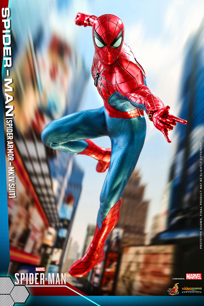 Marvel スパイダーマン/ ビデオゲーム・マスターピース 1/6 フィギュア: スパイダーマン スパイダーアーマー Mk-IV スーツ ver - イメージ画像3