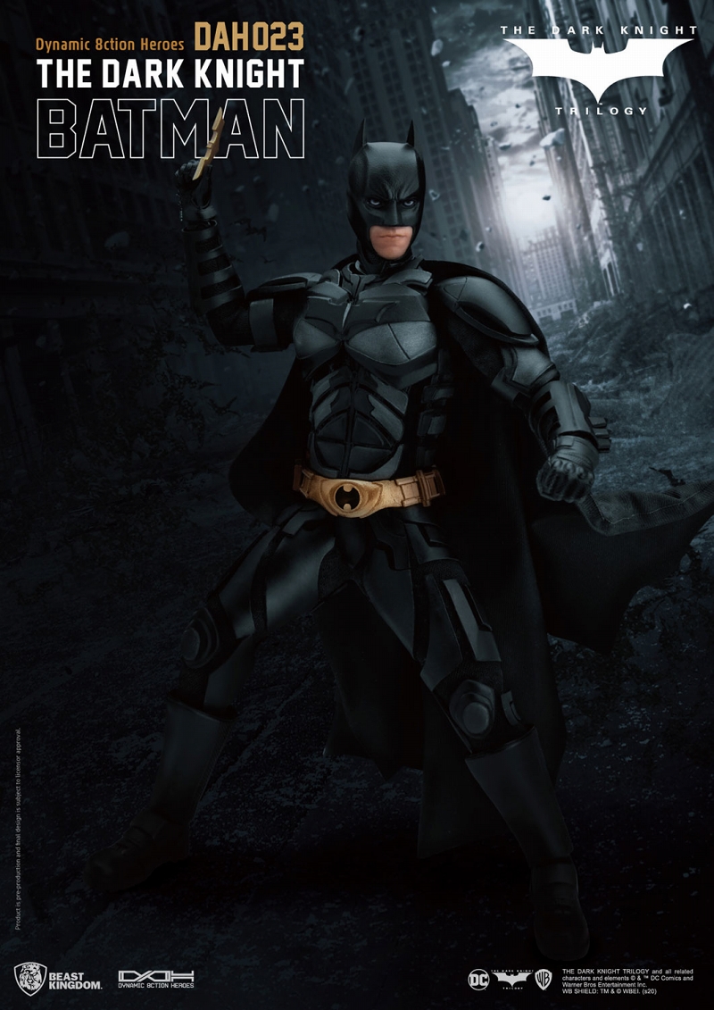 ダイナミックアクションヒーローズ/ バットマン ダークナイト: バットマン 1/9 アクションフィギュア - イメージ画像3