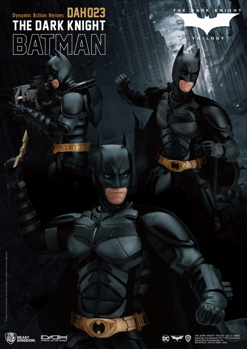 ダイナミックアクションヒーローズ バットマン ダークナイト バットマン 1 9 アクションフィギュア Dc ビーストキングダム イメージ画像6 映画 アメコミ ゲーム フィギュア グッズ Tシャツ通販