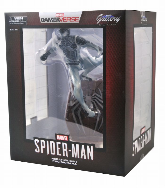 【抽選販売】【SDCC2020 コミコン限定】マーベルギャラリー/ Marvel Spider-Man: スパイダーマン ネガティブアーマー PVCスタチュー - イメージ画像5