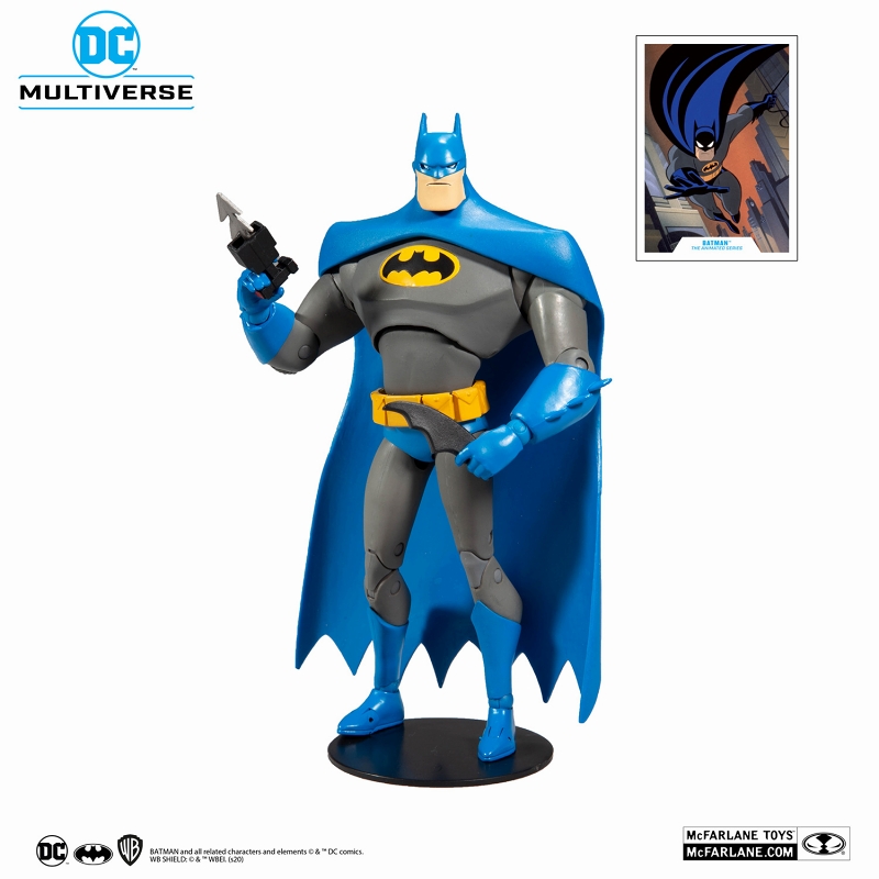 Dcマルチバース バットマン アニメイテッドシリーズ ブルースーツ バットマン 7インチ アクションフィギュア Dc マクファーレントイズ イメージ画像1 映画 アメコミ ゲーム フィギュア グッズ Tシャツ通販