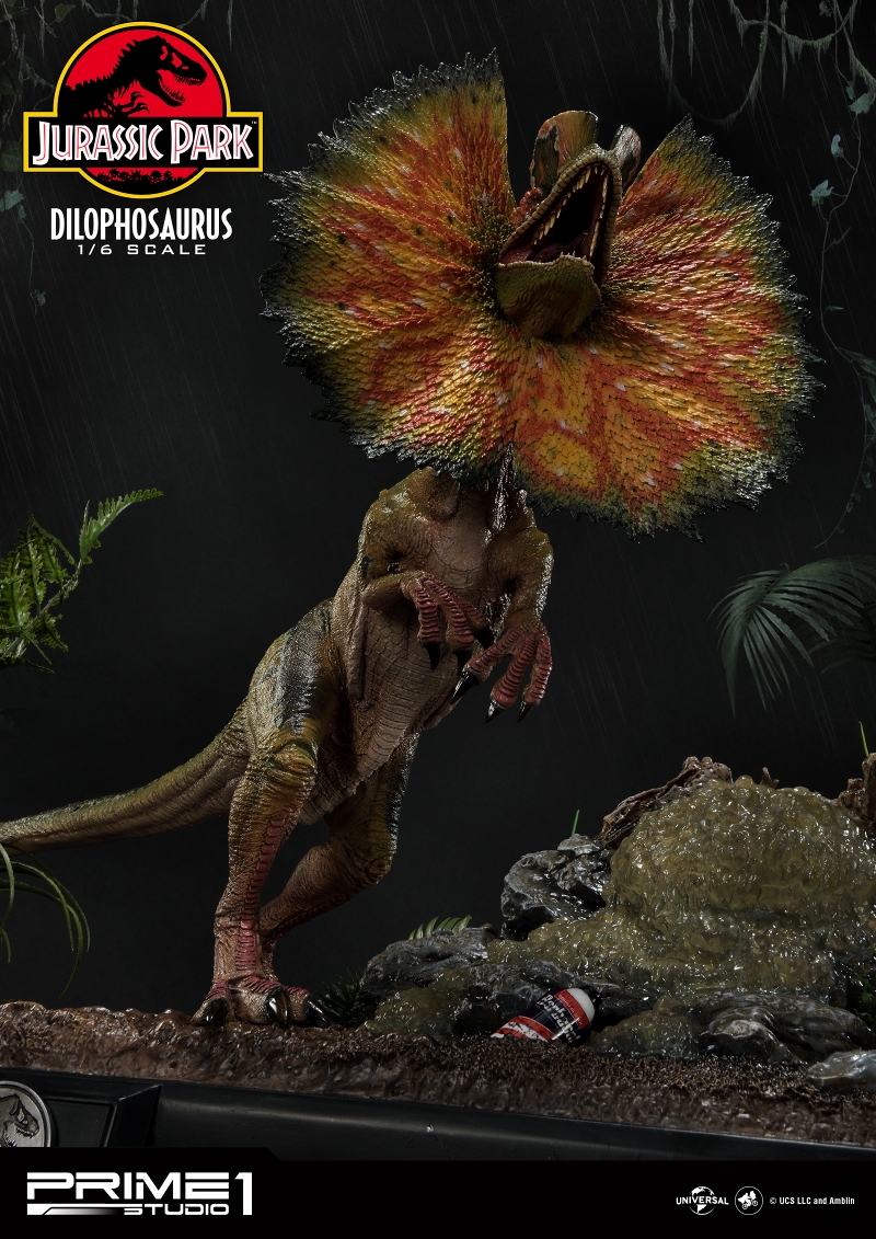レガシーミュージアムコレクション/ ジュラシック・パーク: ディロフォサウルス 1/6 スタチュー LMCJP-06 - イメージ画像5