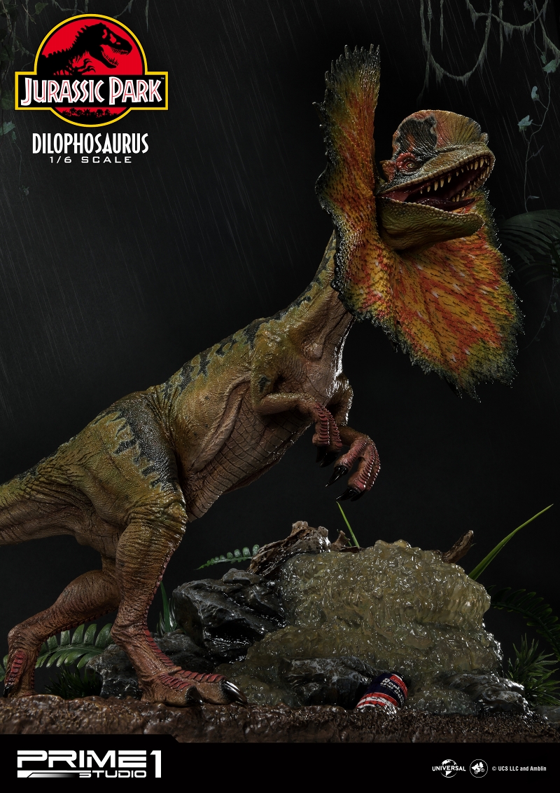 レガシーミュージアムコレクション/ ジュラシック・パーク: ディロフォサウルス 1/6 スタチュー LMCJP-06 - イメージ画像6