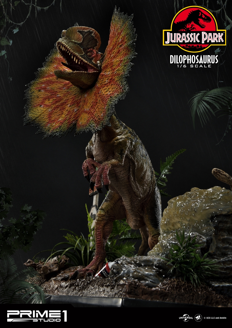 レガシーミュージアムコレクション/ ジュラシック・パーク: ディロフォサウルス 1/6 スタチュー LMCJP-06 - イメージ画像7