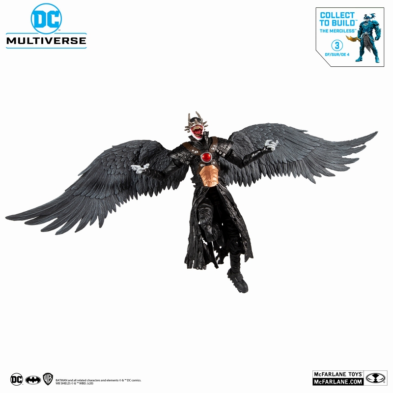 【海外版】DCマルチバース/ Hawkman #18: バットマン フーラフス スカイタイラント 7インチ アクションフィギュア - イメージ画像5