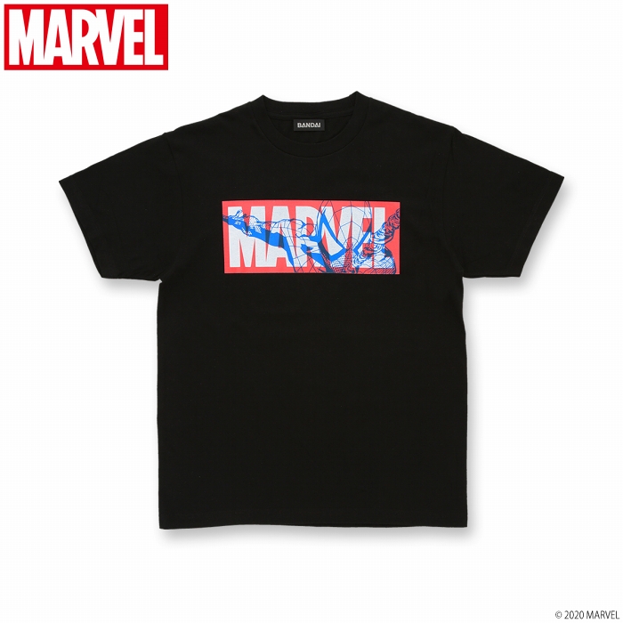 マーベルコミックス/ スパイダーマン ボックスロゴ Tシャツ ブラック サイズL 2569979 - イメージ画像1