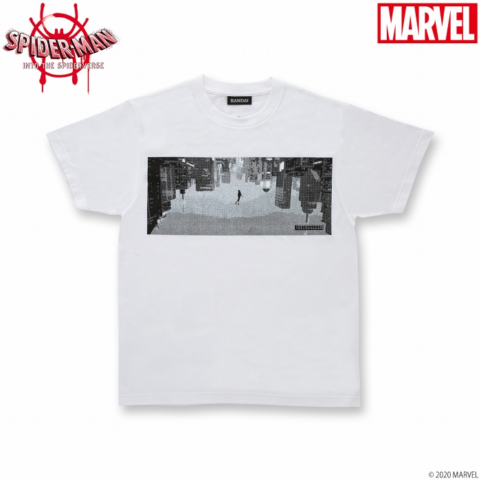 スパイダーマン: スパイダーバース/ Fall Tシャツ ホワイト サイズS 2573007 - イメージ画像1