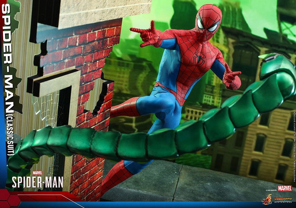 【お一人様1点限り】Marvel's Spider-Man/ ビデオゲーム・マスターピース 1/6 フィギュア: スパイダーマン クラシックスーツ ver - イメージ画像14