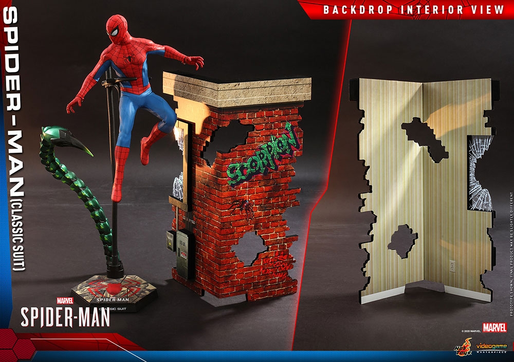 【お一人様1点限り】Marvel's Spider-Man/ ビデオゲーム・マスターピース 1/6 フィギュア: スパイダーマン クラシックスーツ ver - イメージ画像16